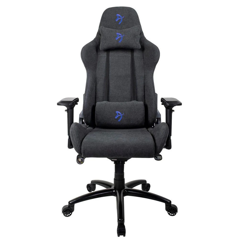 Arozzi Stuhl Verona Signature Soft Fabric Gaming Chair - Blue Logo - كرسي